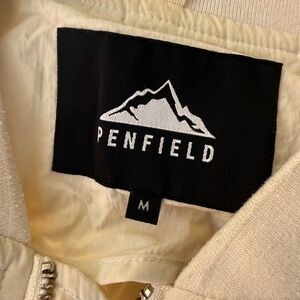 Mens Penfield light weight bomber jacket off-white